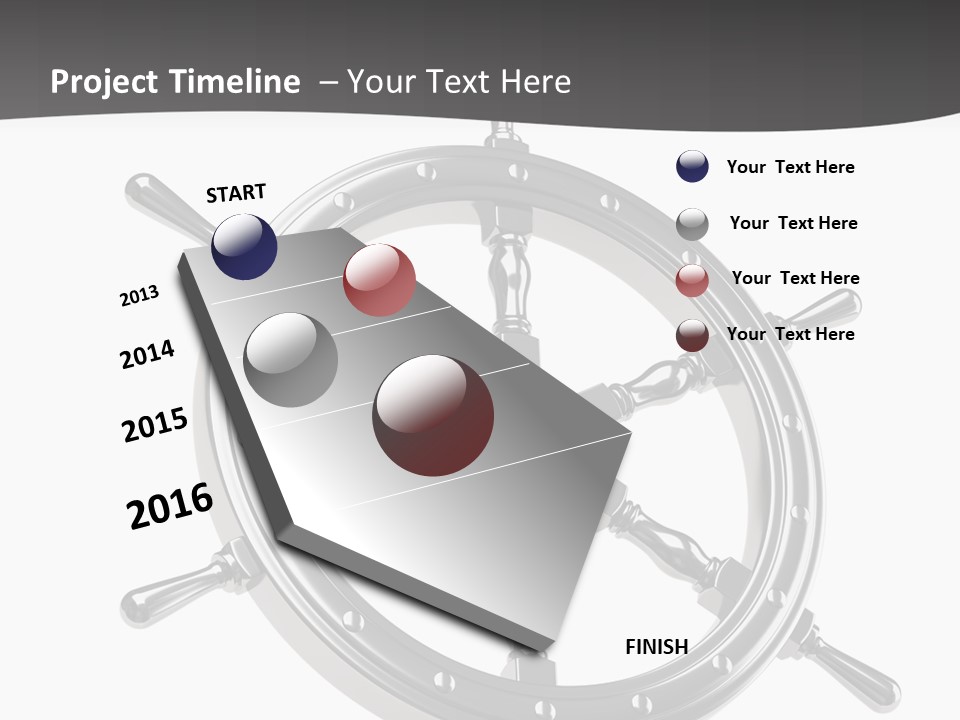 Teer Wheel Captain PowerPoint Template