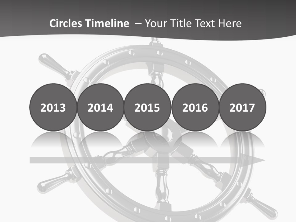 Teer Wheel Captain PowerPoint Template