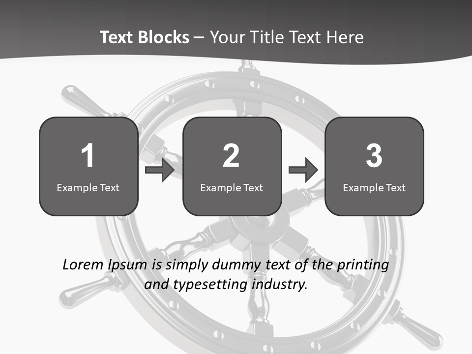 Teer Wheel Captain PowerPoint Template