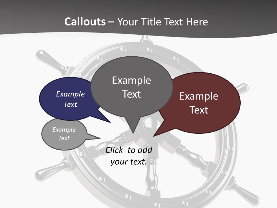 Teer Wheel Captain PowerPoint Template
