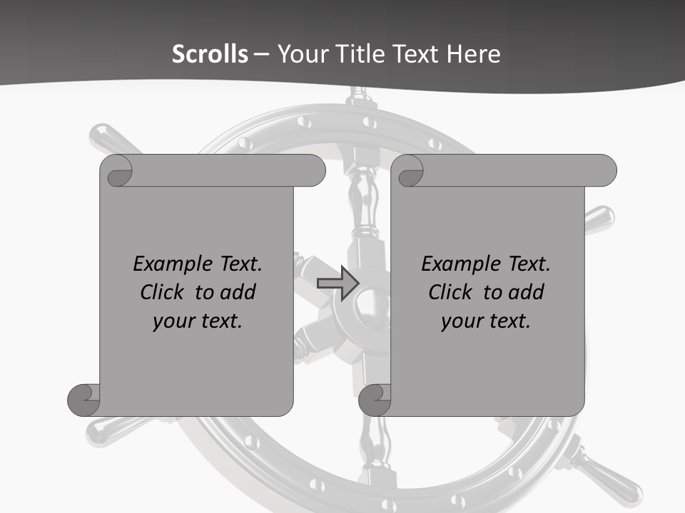 Teer Wheel Captain PowerPoint Template
