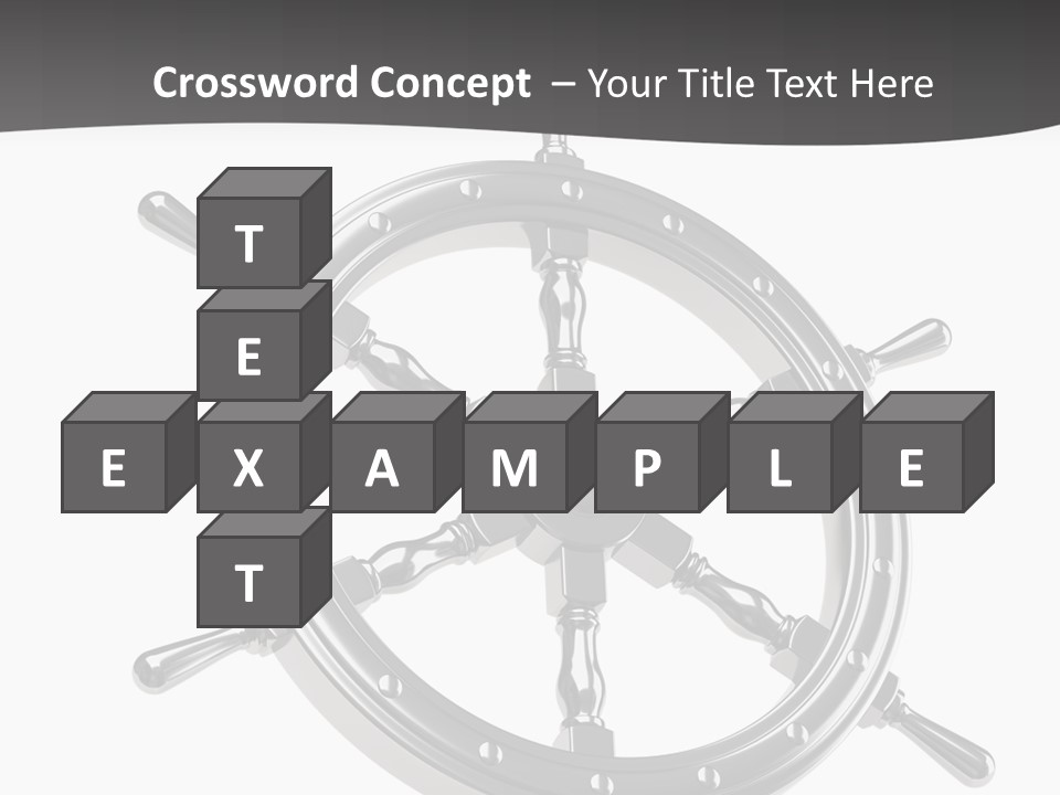 Teer Wheel Captain PowerPoint Template