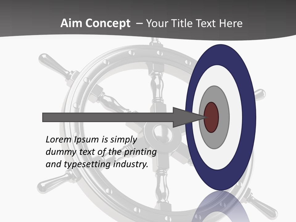 Teer Wheel Captain PowerPoint Template