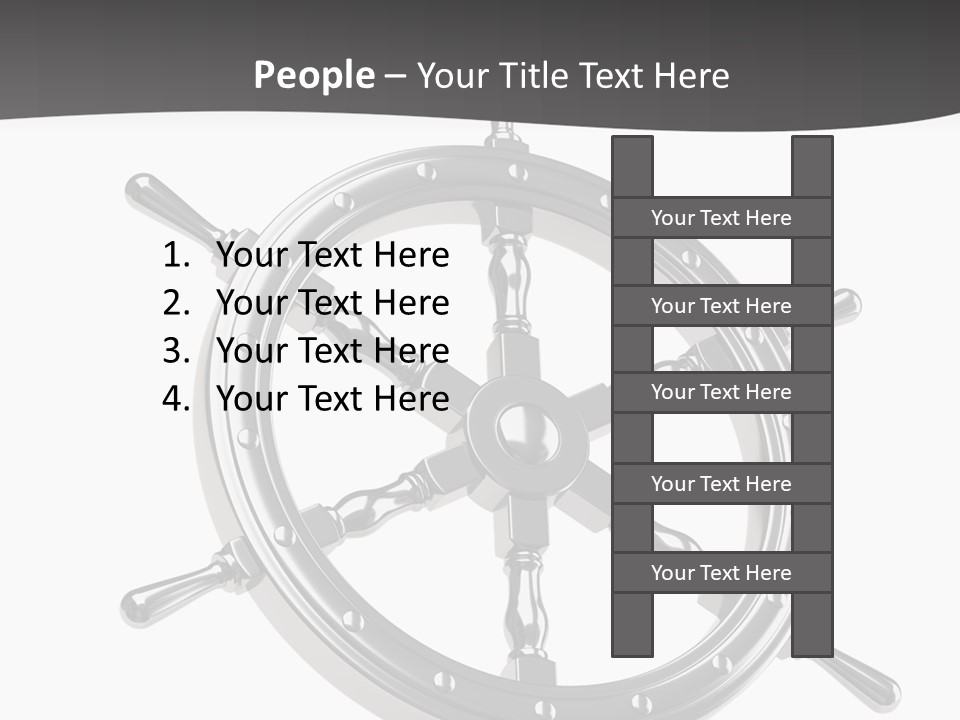 Teer Wheel Captain PowerPoint Template