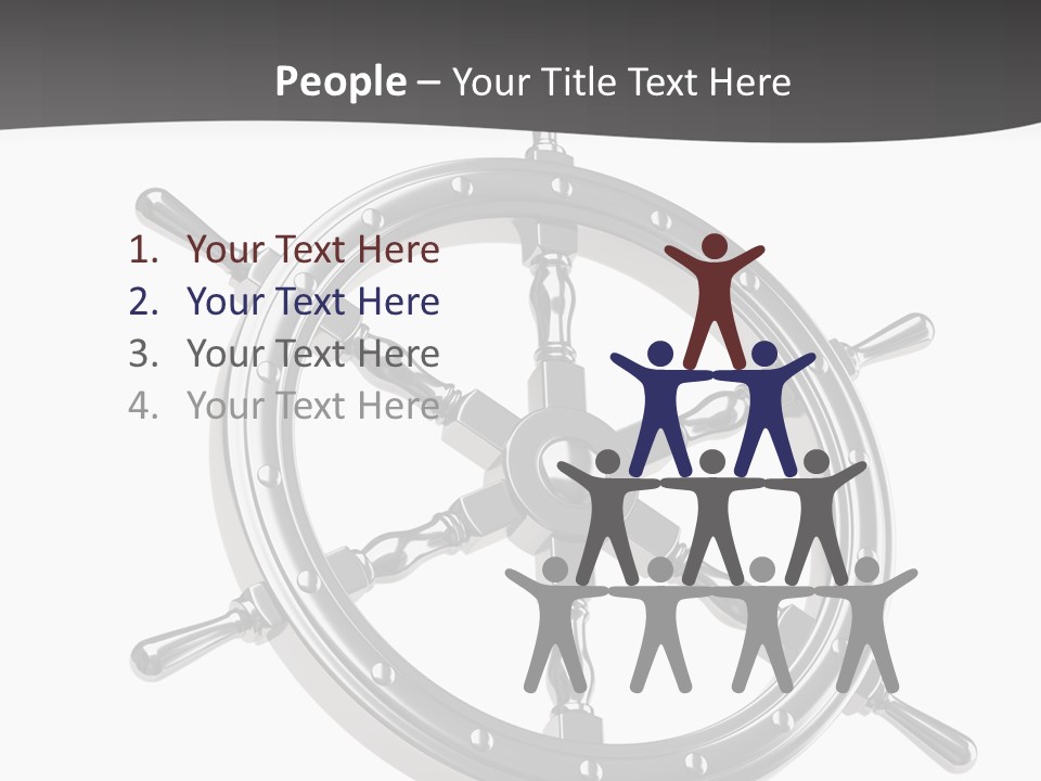 Teer Wheel Captain PowerPoint Template