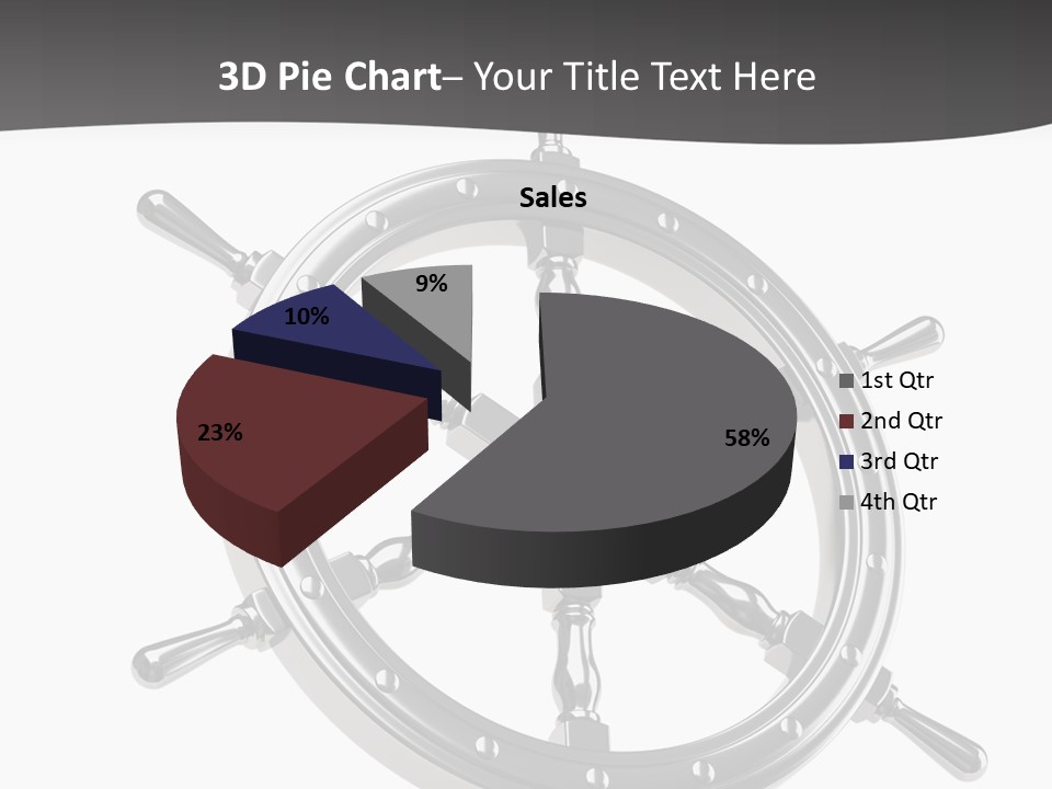 Teer Wheel Captain PowerPoint Template
