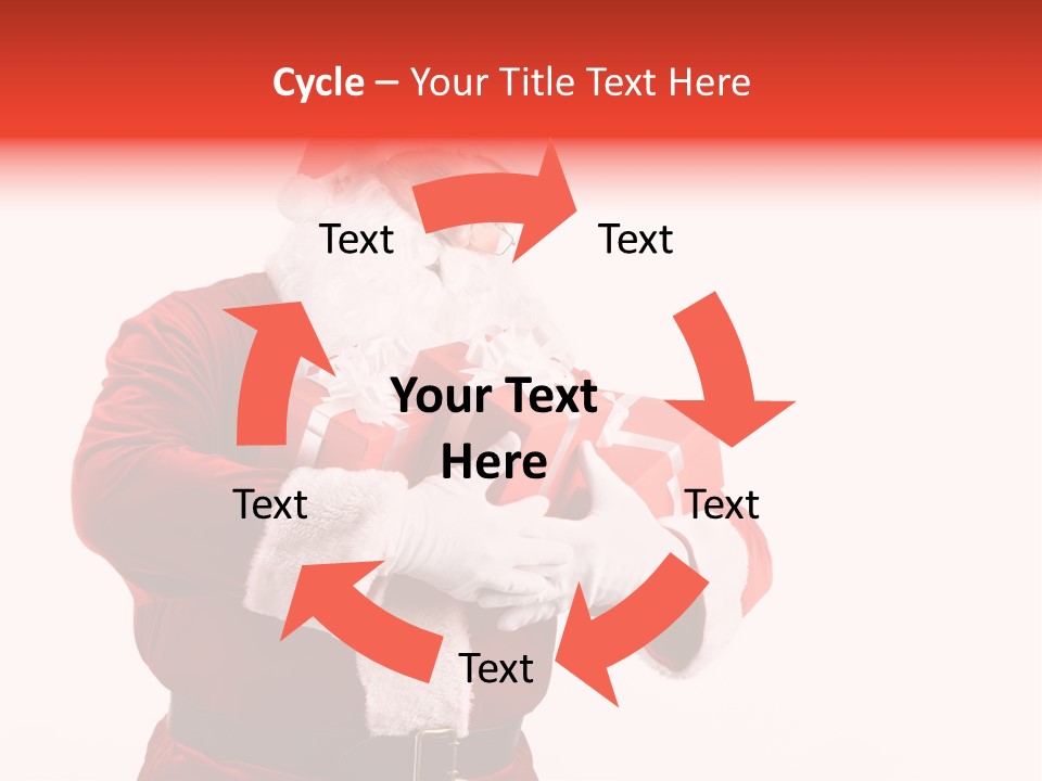 Eve Winter Holding PowerPoint Template