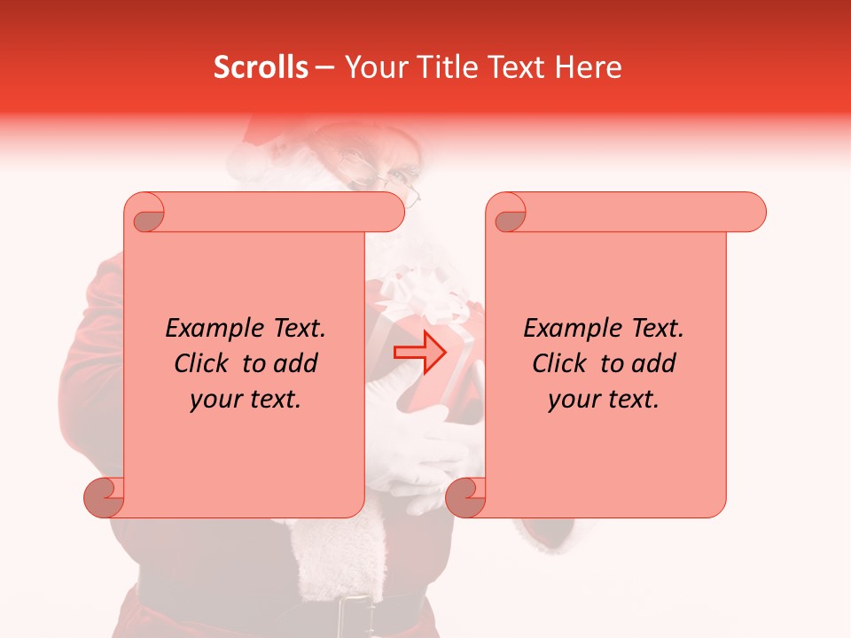 Eve Winter Holding PowerPoint Template