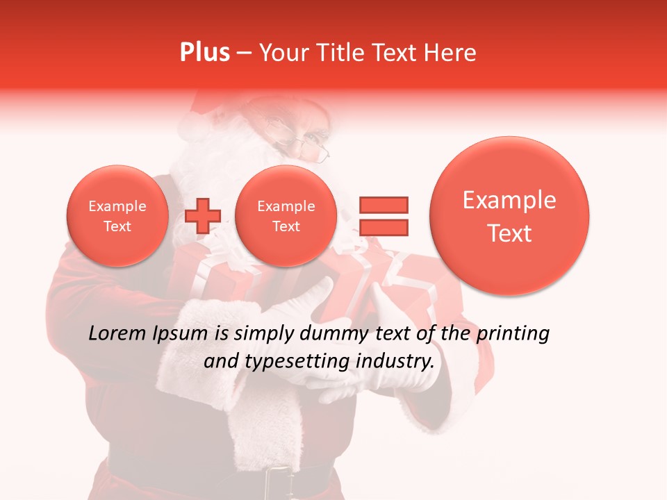 Eve Winter Holding PowerPoint Template