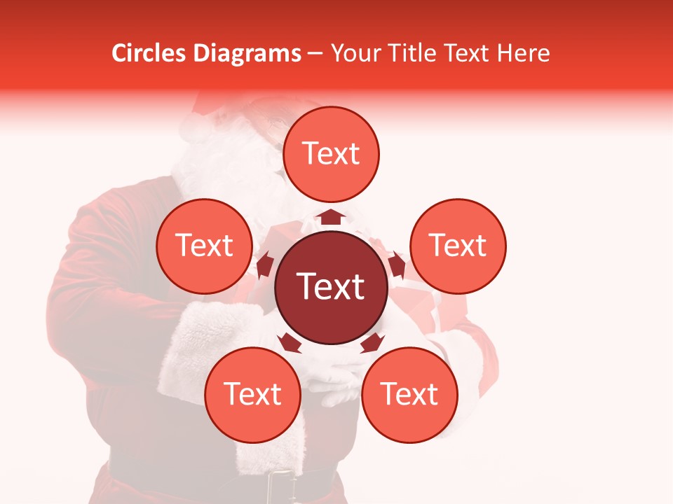 Eve Winter Holding PowerPoint Template