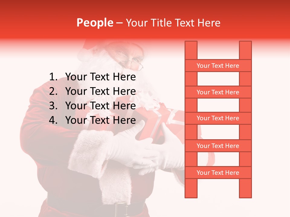 Eve Winter Holding PowerPoint Template