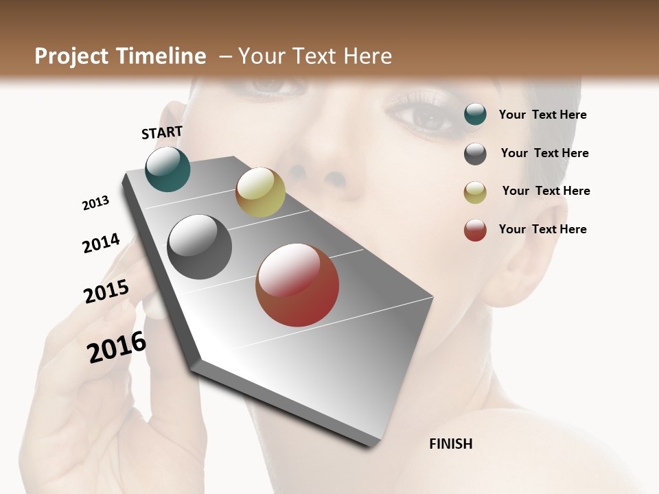 History Symbol Wing PowerPoint Template