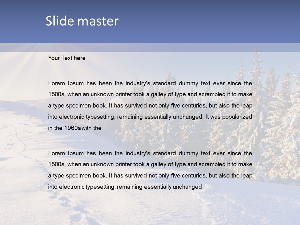 Park Alp Nature PowerPoint Template