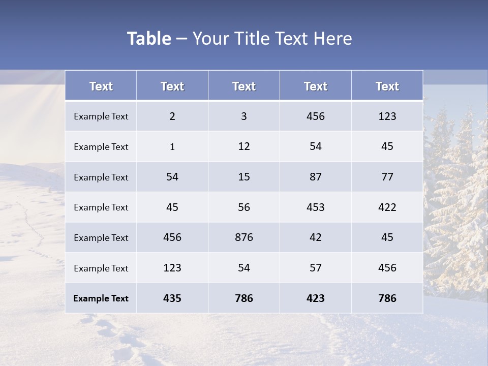 Park Alp Nature PowerPoint Template