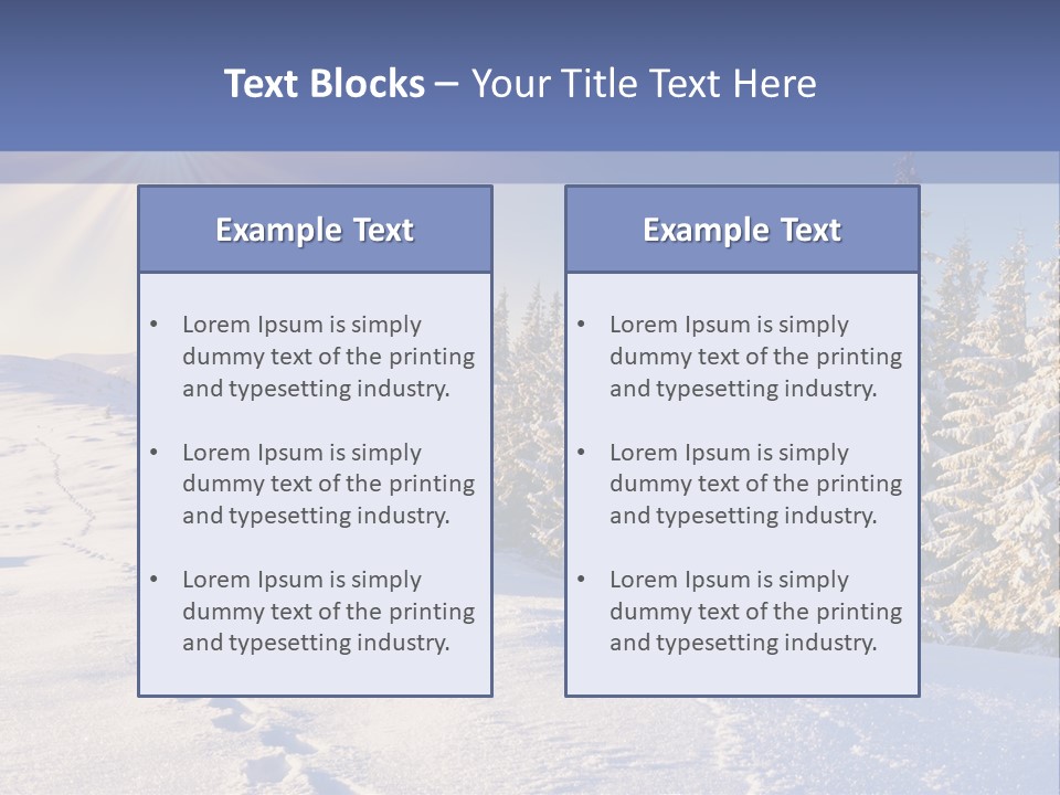 Park Alp Nature PowerPoint Template
