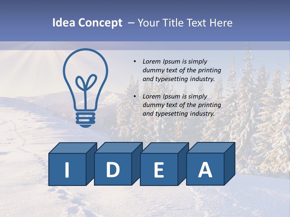 Park Alp Nature PowerPoint Template