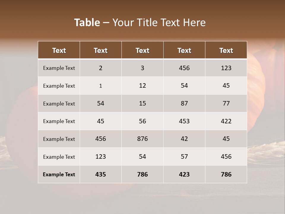 Harve T Macro Wood PowerPoint Template