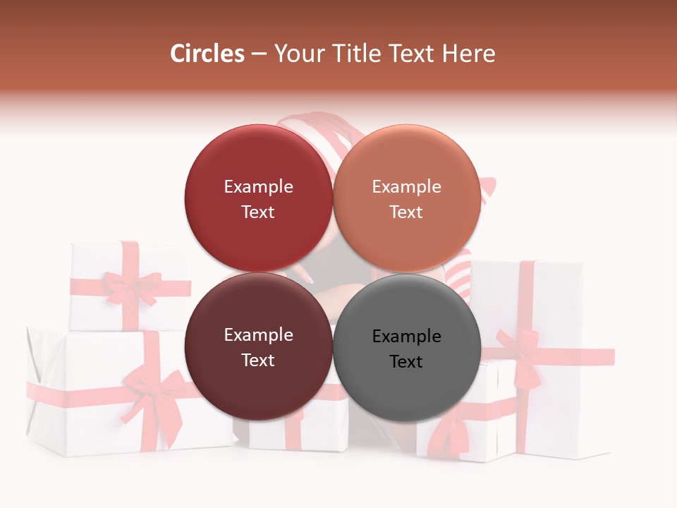 Optimistic Dress Hold PowerPoint Template