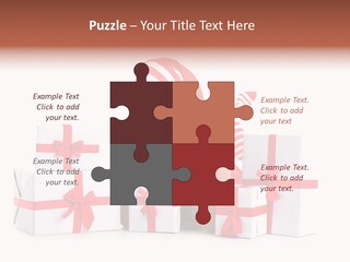 Optimistic Dress Hold PowerPoint Template