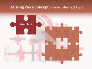 Optimistic Dress Hold PowerPoint Template