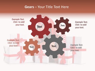 Optimistic Dress Hold PowerPoint Template