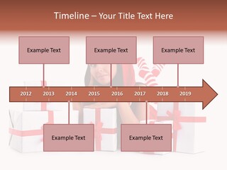 Optimistic Dress Hold PowerPoint Template