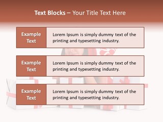 Optimistic Dress Hold PowerPoint Template