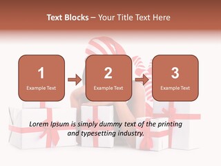 Optimistic Dress Hold PowerPoint Template