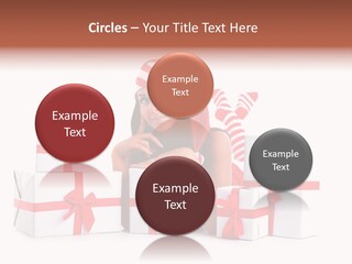 Optimistic Dress Hold PowerPoint Template