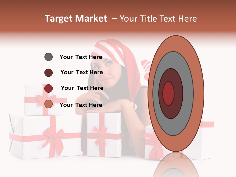 Optimistic Dress Hold PowerPoint Template