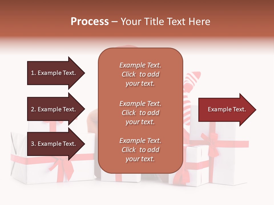 Optimistic Dress Hold PowerPoint Template
