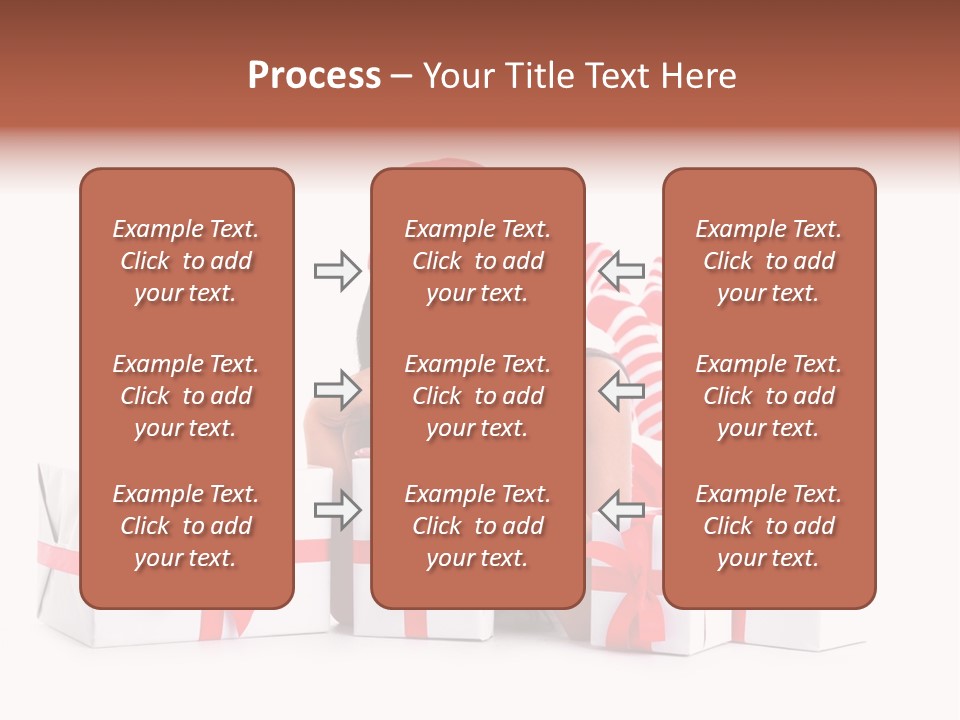 Optimistic Dress Hold PowerPoint Template