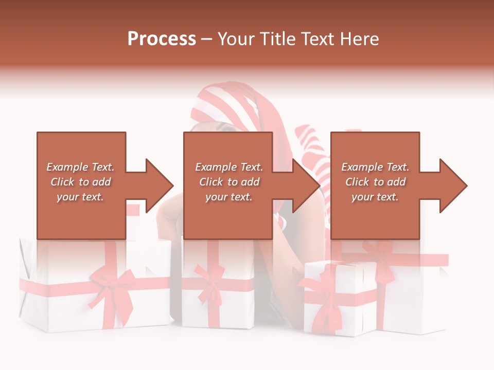 Optimistic Dress Hold PowerPoint Template
