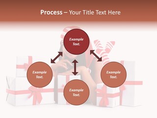 Optimistic Dress Hold PowerPoint Template