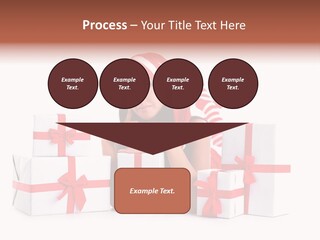 Optimistic Dress Hold PowerPoint Template