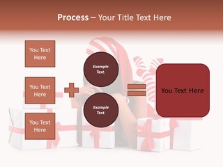Optimistic Dress Hold PowerPoint Template