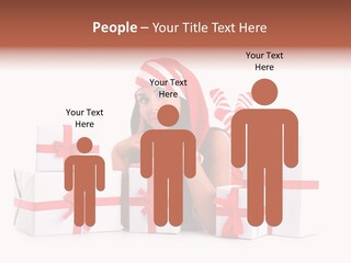 Optimistic Dress Hold PowerPoint Template
