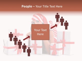 Optimistic Dress Hold PowerPoint Template