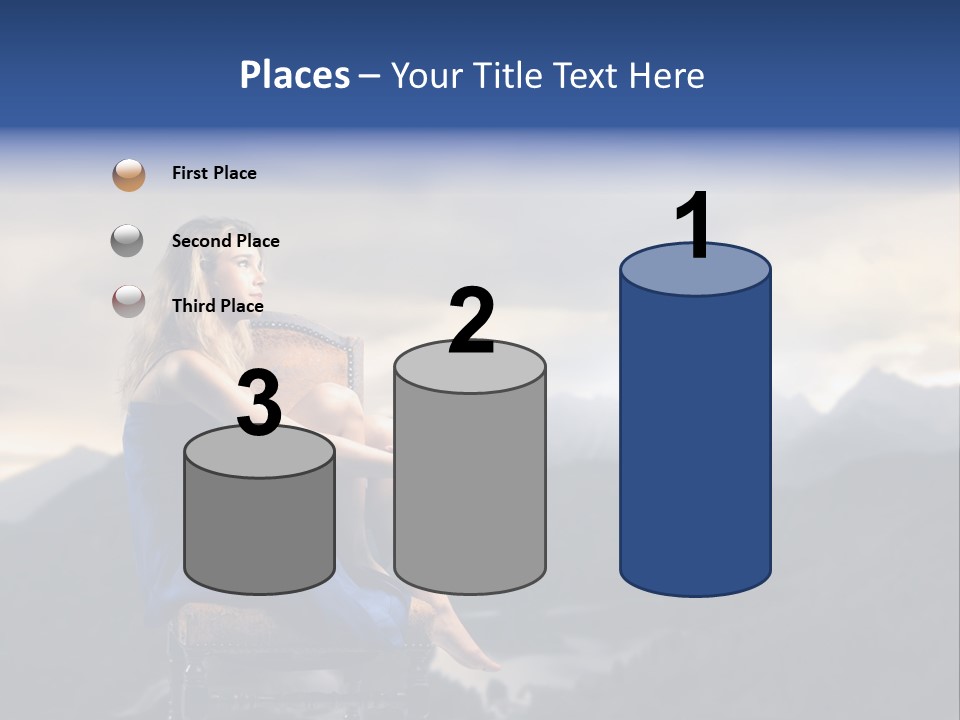 Fashion Outdoor Mountain PowerPoint Template