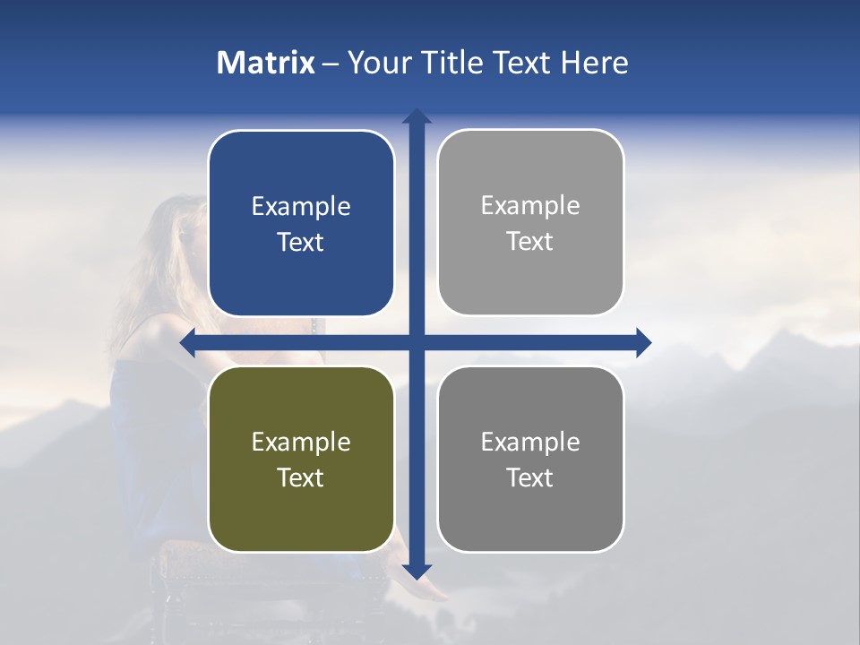 Fashion Outdoor Mountain PowerPoint Template