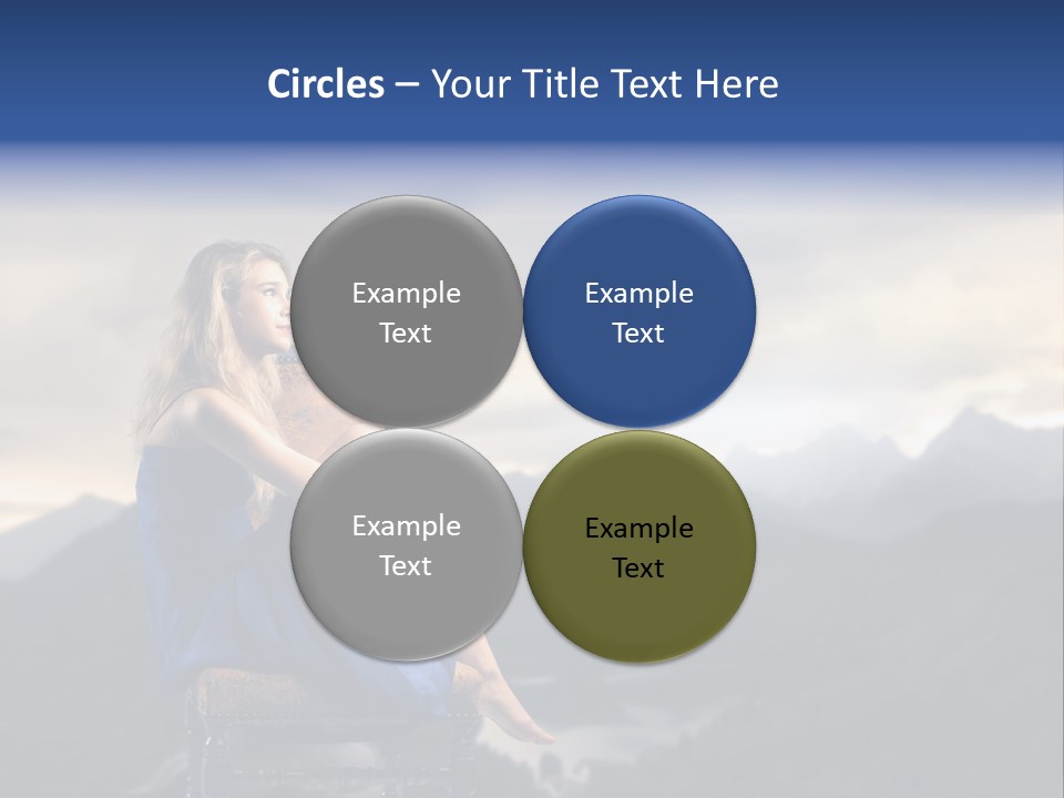 Fashion Outdoor Mountain PowerPoint Template