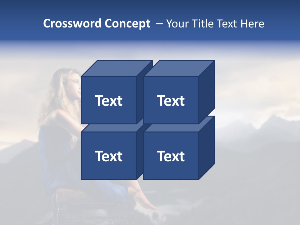 Fashion Outdoor Mountain PowerPoint Template
