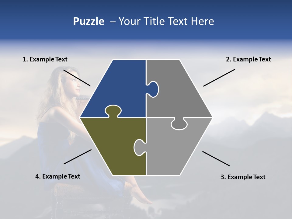 Fashion Outdoor Mountain PowerPoint Template