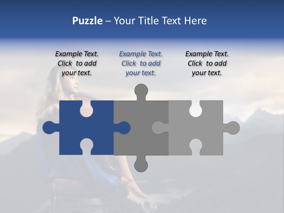 Fashion Outdoor Mountain PowerPoint Template