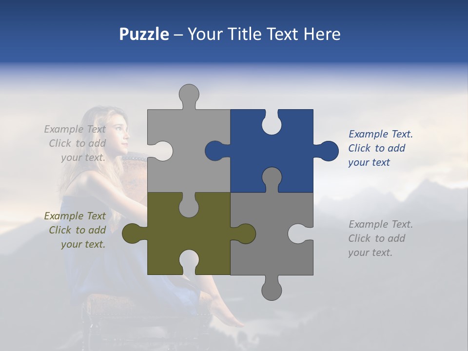 Fashion Outdoor Mountain PowerPoint Template