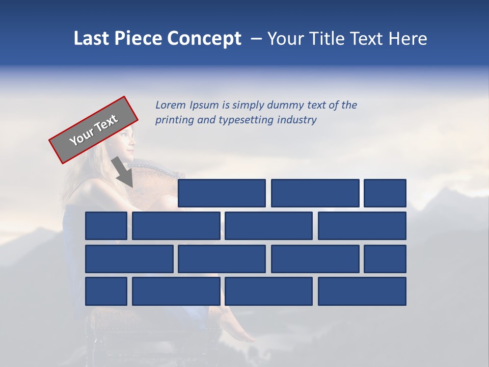 Fashion Outdoor Mountain PowerPoint Template