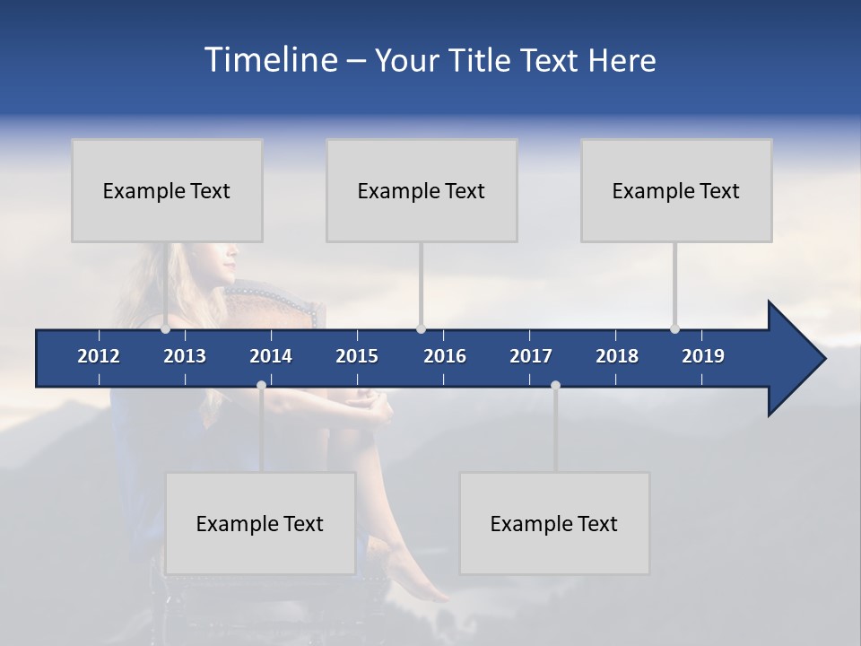 Fashion Outdoor Mountain PowerPoint Template
