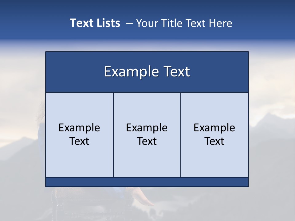 Fashion Outdoor Mountain PowerPoint Template