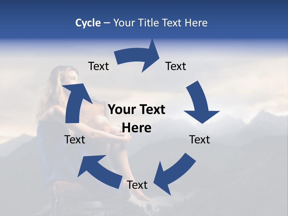 Fashion Outdoor Mountain PowerPoint Template