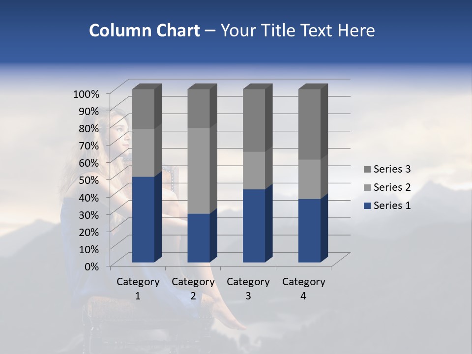 Fashion Outdoor Mountain PowerPoint Template